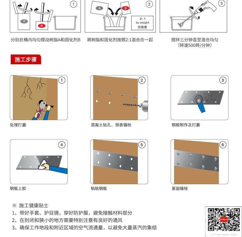 包钢高青粘钢加固施工过程